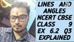 LINES AND ANGLES NCERT CBSE CLASS 9 EX 6.2 Q3 EXPLAINED.