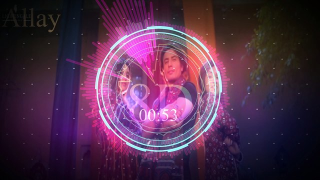 Allay (munja mar wara) 8D Audio | Audio Visualizer