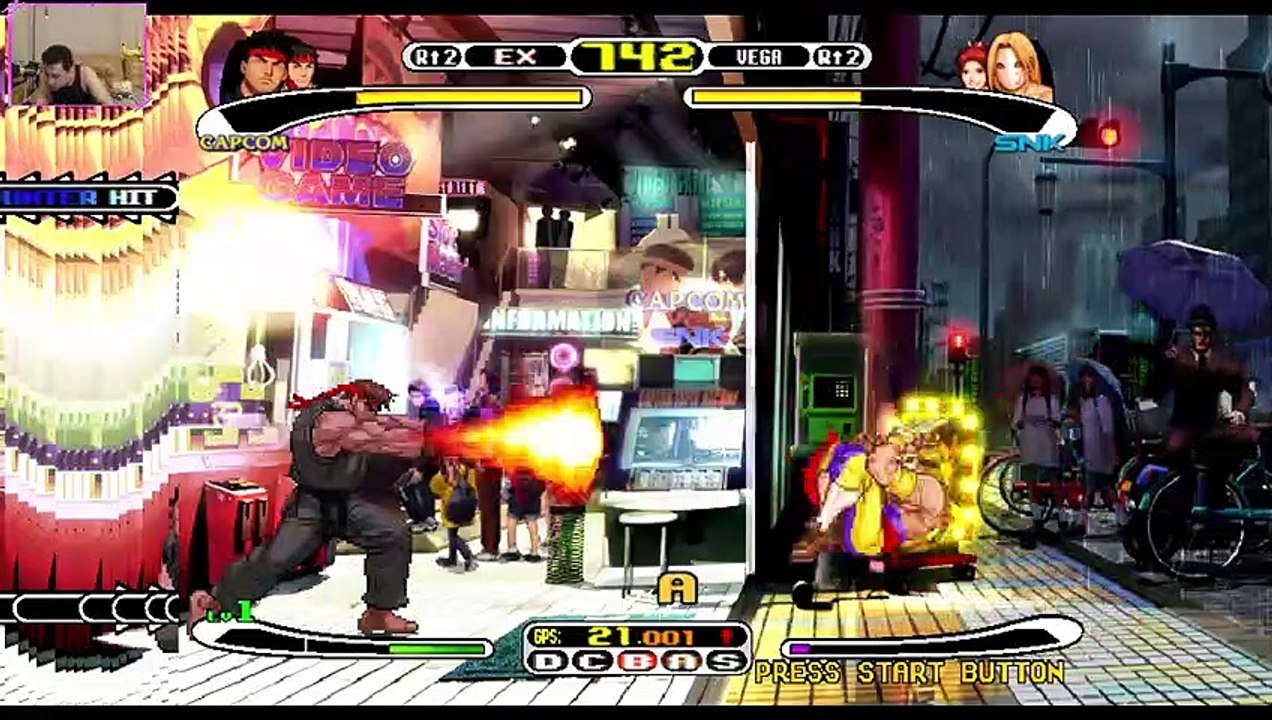 (DC) CAPCOM Vs SNK - Millennium Fight 2000 - playing for fun 28th round - Let's get Evil!