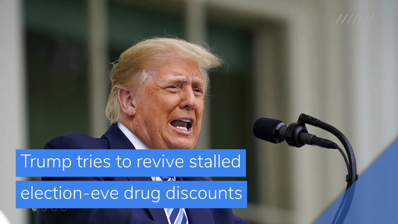 Trump tries to revive stalled election-eve drug discounts , and other top stories in business from December 10, 2020.