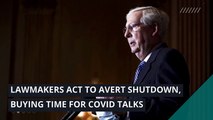 Lawmakers act to avert shutdown, buying time for COVID talks, and other top stories in politics from December 10, 2020.