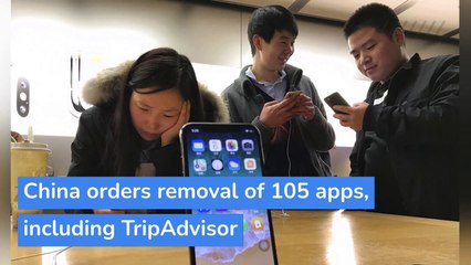 China orders removal of 105 apps, including TripAdvisor, and other top stories in technology from December 10, 2020.