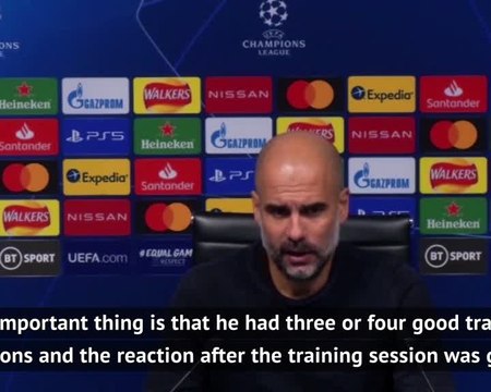 Guardiola praises Aguero's goalscoring 'instinct'