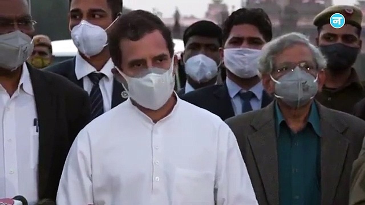 Farm Laws को रद्द करने को लेकर राष्ट्रपति से मिले विपक्षी दल, Rahul बोले- गलतफहमी में ना रहे सरकार