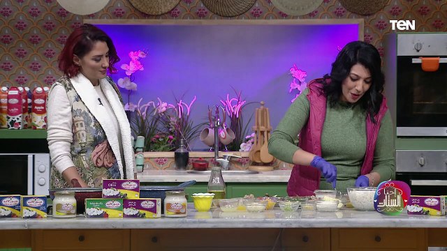 احنا الستات| مطبخ عبور لاند طريقة عمل جمبري بترفلاي مع الشيف منى بدر