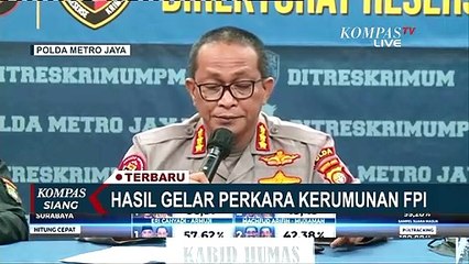 Rizieq Shihab dan Panitia Acara Ditetapkan Sebagai Tersangka Kasus Kerumunan di Petamburan