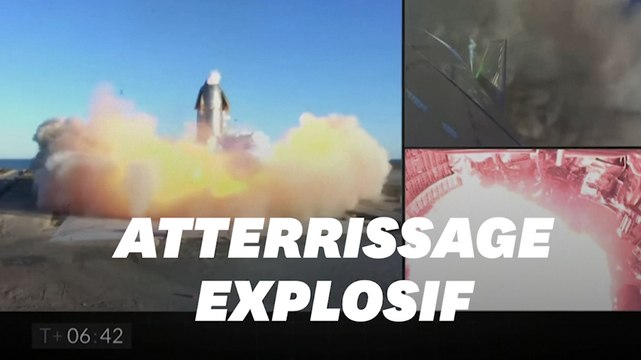 Starship de SpaceX explose à l'atterrissage pour son 1er vol en altitude