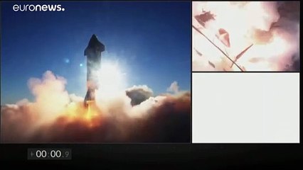 Explosão de protótipo da SpaceX durante lançamento de teste