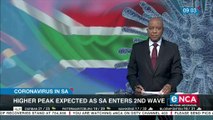 Higher peak expected as SA enters COVID-19 2nd wave