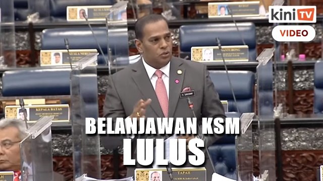 Belanjawan Kementerian Sumber Manusia lulus melalui suara majoriti