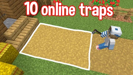 TOP 10 ONLINE TRAPS MOST EFFECTIVE IN MINECRAFT PART 4