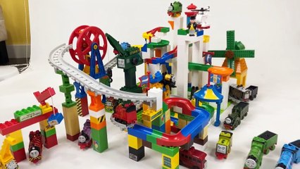 Thomas Mega Bloks + Hubelino Marble Run : Find the Missing Treasure