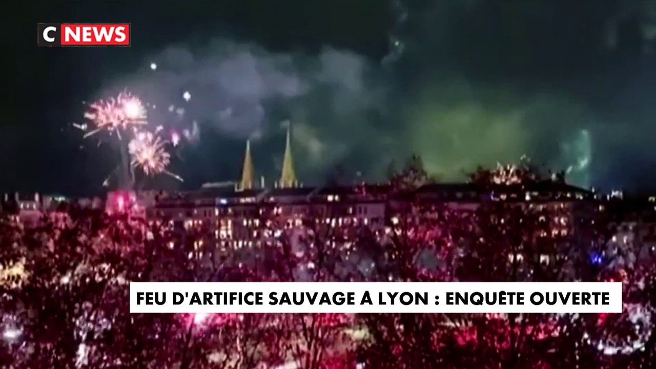 Enquête ouverte après un feu d'artifice sauvage à Lyon