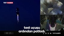 SpaceX'in prototip insansız roketi test uçuşu ardından patladı