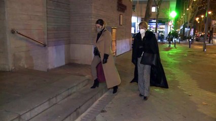 Elena Tablada llega a la misa funeral de su abuela Maura