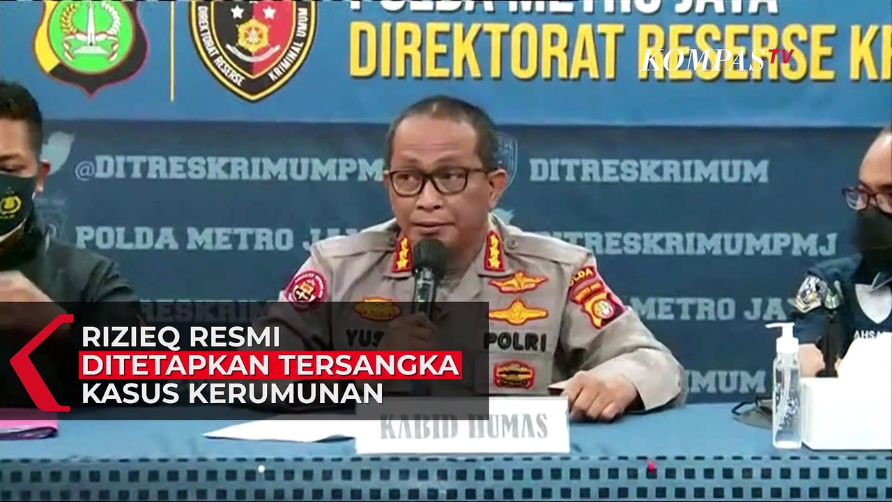 Rizieq Shihab jadi Tersangka, Polisi Upayakan Pemanggilan dan Jemput Paksa