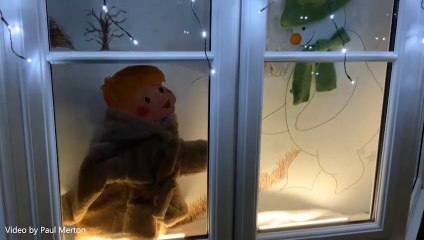 Fenwick-inspired windows display by residents of a Shiney Row estate