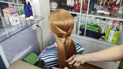 A Low-Wear Bun For Middle-Aged Women - A Luxury Party Hair Style! Type 126