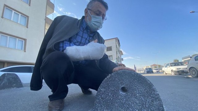 Aynı taşa 6 kez takılıp düşerek ölümden döndü