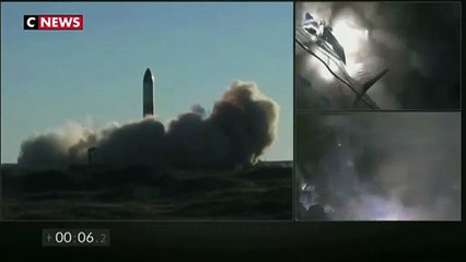 Un prototype de la fusée géante de SpaceX s'envole... et s'écrase