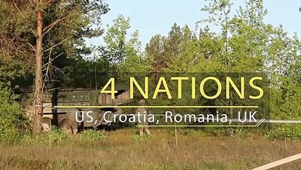 NATO's • EFP Battle Group • Platoon Live-Fire • Poland