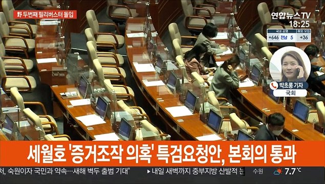 공수처법 개정안 본회의 통과…野 국정원법 필리버스터