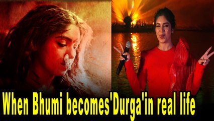 When Bhumi Pednekar becomes 'Durga' in real life