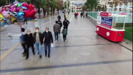 Aydın’da havadan korona virüs denetimi yapıldı