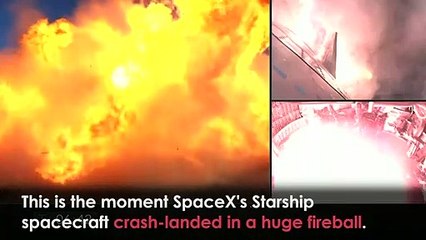SpaceX Prototype EXPLODES On Crash Landing After Test Flight