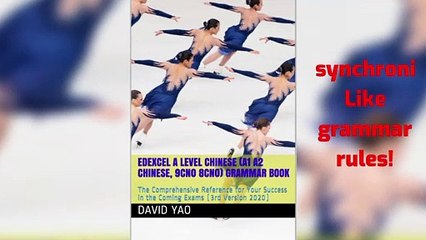 Edexcel A Level Chinese (A1 A2 Chinese, 9CN0  8CN0) Grammar Book Pro Video