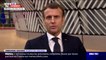 Emmanuel Macron: "Un hommage sera rendu au président Giscard d'Estaing" à l'issue du sommet européen à Bruxelles