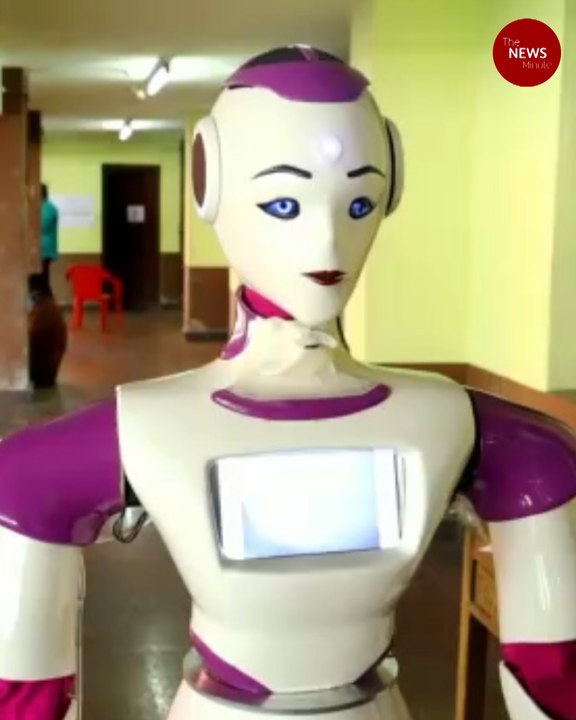 Meet the robot ensuring voters at a Kerala booth follow COVID-19 protocols