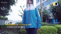 14-year-old in China becomes world’s tallest male teenager