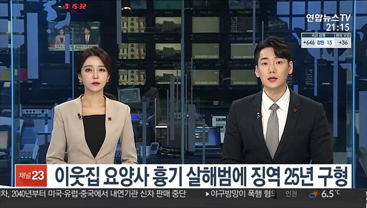이웃집 요양사 흉기 살해범에 징역 25년 구형