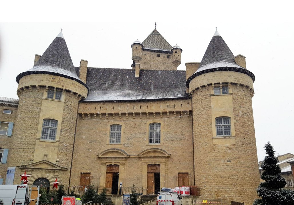 Il neige à Aubenas !