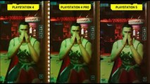 Cyberpunk 2077 Graphics Comparison - PS4 vs PS4 Pro vs PS5