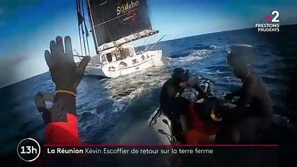Vendée Globe : Kevin Escoffier est arrivé à la Réunion