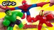 Avengers Heroes of Goo Jit Zu with Iron Man, Spider-man and Hulk