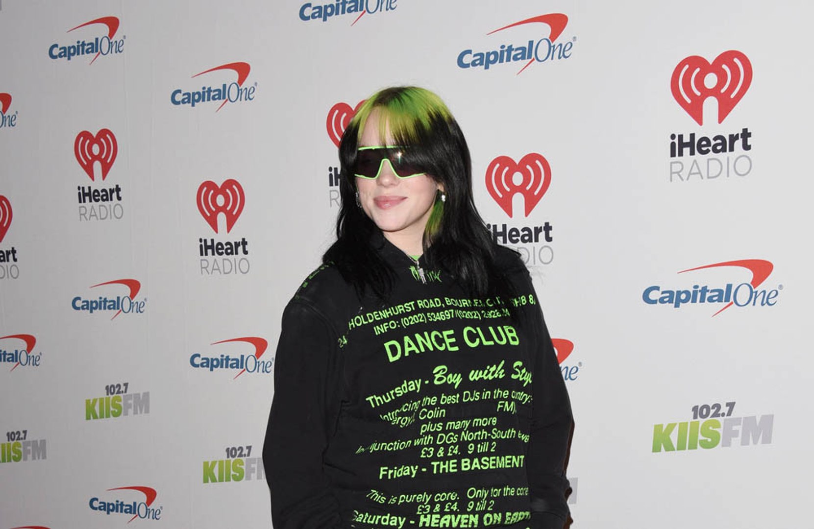 ⁣Billie Eilish hosting festive radio show