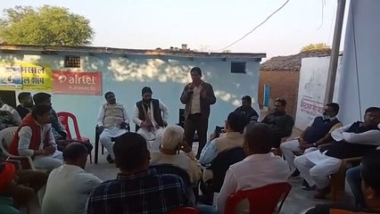 किसानों के दर्द बाटने आय  पूर्व केंद्रीय मंत्री प्रदीप जैन