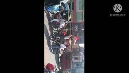 किसान आंदोलन यात्रा का सपाइयों ने समर्थन कर, ट्रेक्टर यात्रा से विरोध प्रदर्शन किया