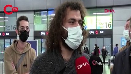 Dubai'de mahsur kalan Türk işçiler yurda döndü