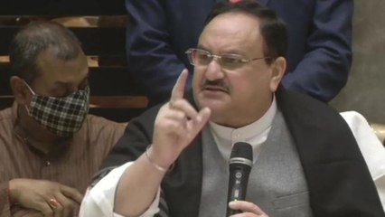 Скачать видео: Bengal: JP Nadda slams CM Mamata over convoy attack