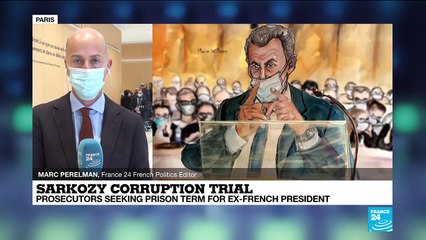 French prosecutors seek jail in Sarkozy corruption trial