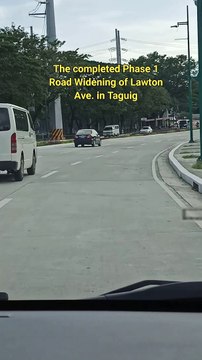 Completed Phase 1 Widening of Lawton Avenue