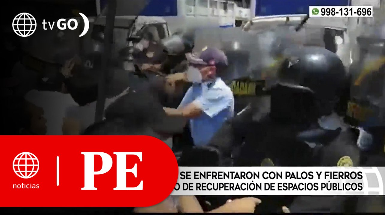 Ambulantes de Trujillo se enfrentaron con palos y fierros a serenos | Primera Edición