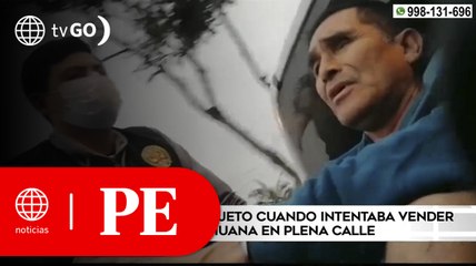 Intervienen a sujeto que intentaba vender un kilo de material ilícito en la calle | Primera Edición