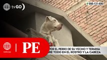 Anciano fue atacado por el perro de su vecino y termina con 50 puntos | Primera Edición