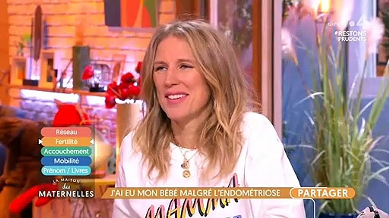 Lorie Pester dans l'émission "La Maison des maternelles", le 10 décembre 2020.