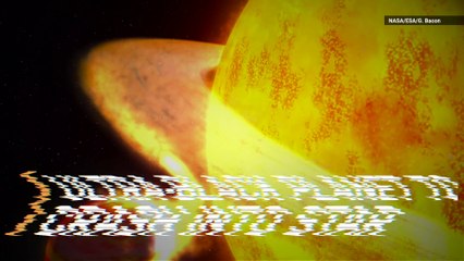 Bizarre, Ultra-Black Planet Is Hurtling Towards a Fiery Doom